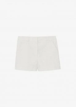 The Frankie Shop CLOTHING Palma Linen Shorts - Oat Melange
