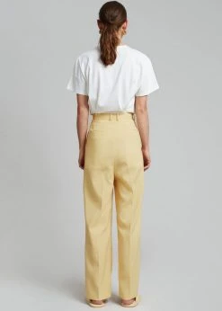The Frankie Shop CLOTHING Pernille Boy Pants - Banana