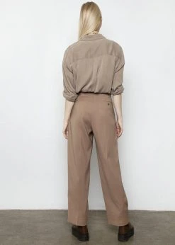 The Frankie Shop CLOTHING Pernille Boy Pants - Brown