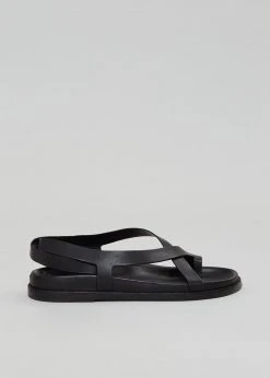 Porte & Paire X TFS Cross Sandal - Black SHOES