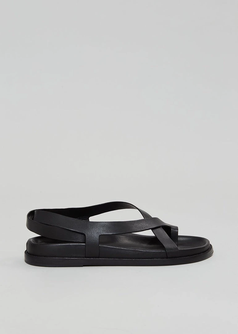 Porte & Paire X TFS Cross Sandal - Black SHOES