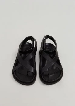 Porte & Paire X TFS Cross Sandal - Black SHOES