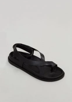 Porte & Paire X TFS Cross Sandal - Black SHOES