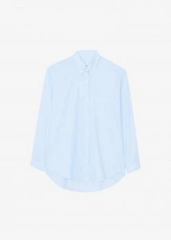 The Frankie Shop Prima Shirt - Blue Stripe CLOTHING
