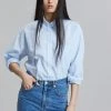 The Frankie Shop Prima Shirt - Blue Stripe CLOTHING