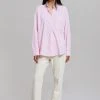 The Frankie Shop Prima Shirt - Pink Stripe CLOTHING