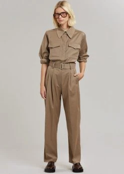 The Frankie Shop Ramson Shirt - Taupe