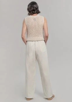 Eter Renata Crochet Vest - Cream