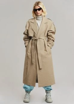Blossom CLOTHING Rhodes Trench Coat - Natural