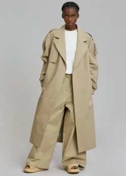 Blossom CLOTHING Rhodes Trench Coat - Natural