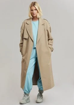 Blossom CLOTHING Rhodes Trench Coat - Natural