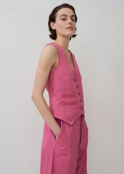 Rika Studios Fay Vest - Dusty Strawberry