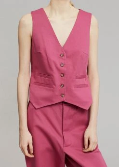 Rika Studios Fay Vest - Dusty Strawberry