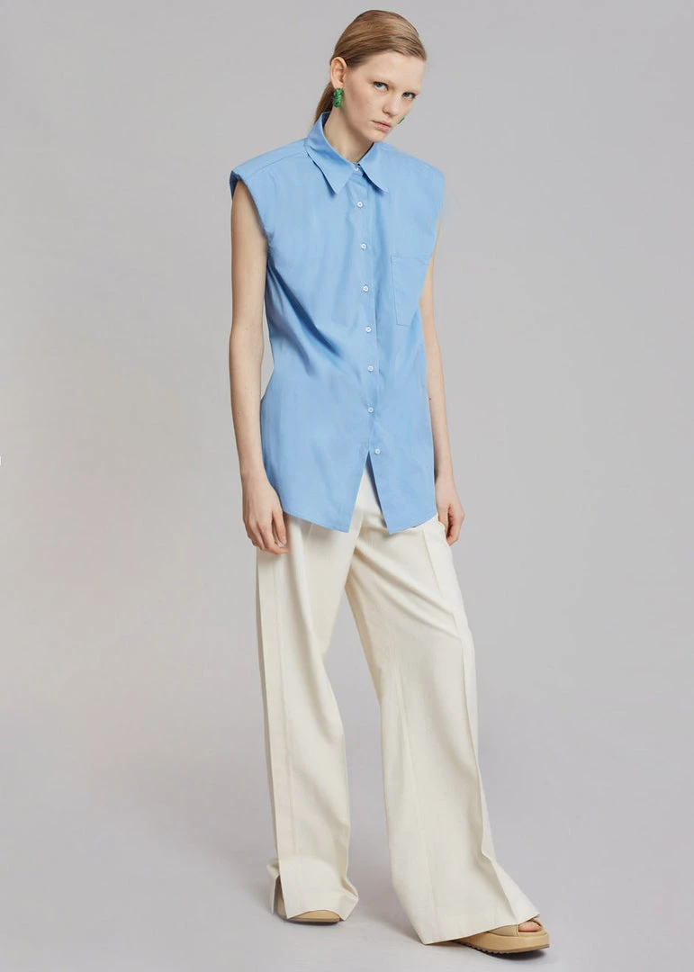 CLOTHING Rika Studios Julie Shirt - Cloud