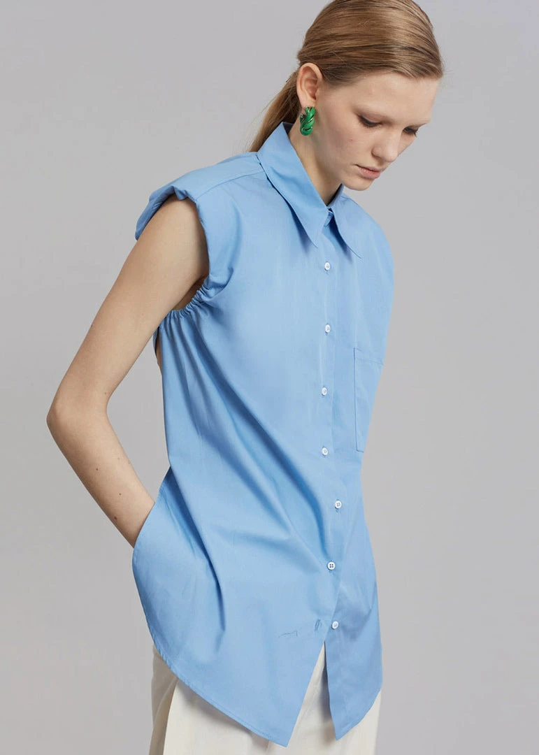 CLOTHING Rika Studios Julie Shirt - Cloud