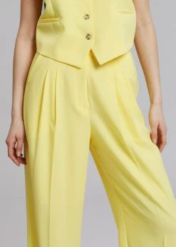 The Frankie Shop Rina Trousers - Blazing Yellow CLOTHING