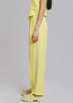 The Frankie Shop Rina Trousers - Blazing Yellow CLOTHING