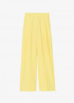 The Frankie Shop Rina Trousers - Blazing Yellow CLOTHING