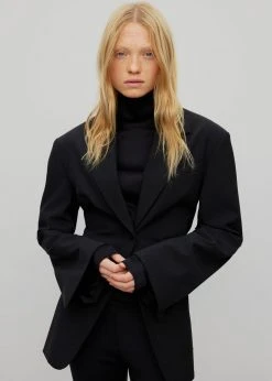 R贸he Ati Blazer - Noir CLOTHING