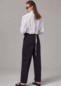 Stage CLOTHING Romi Shoulder Padded Shirt - White