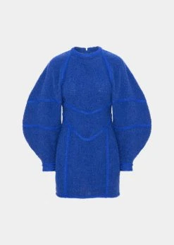 ROTATE Darleena Dress - Blue Tattoo