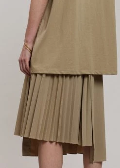 Another J Ruthe Midi Skirt - Sand