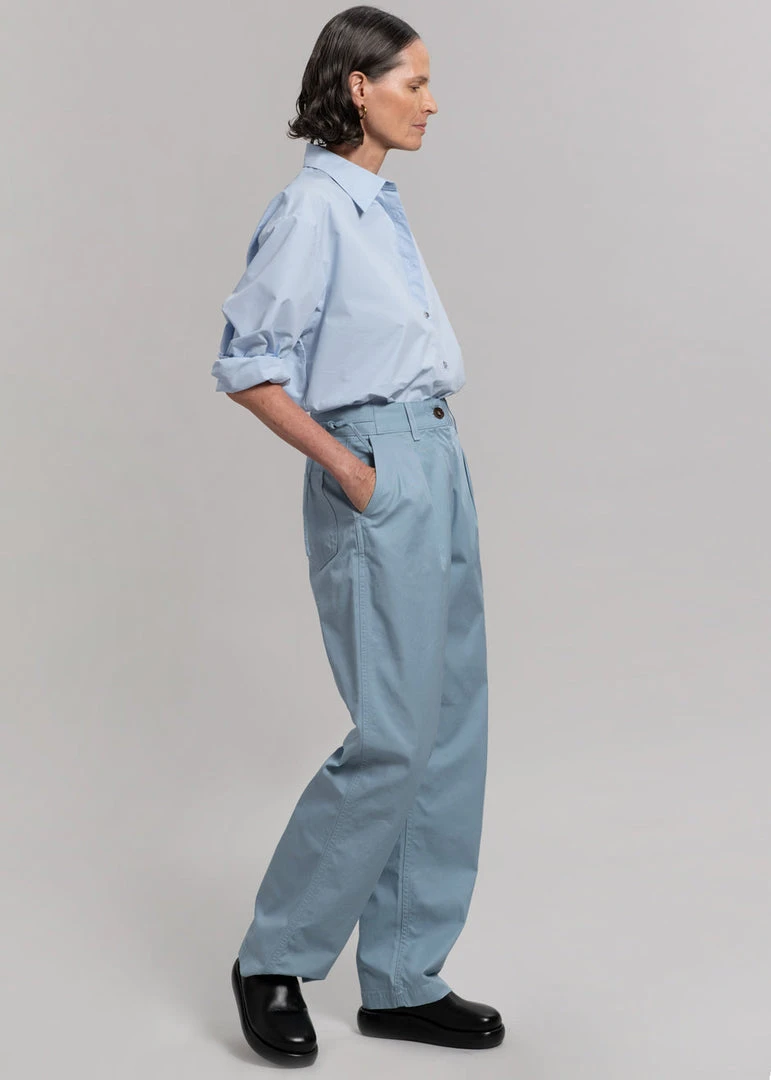 CLOTHING Saks Potts Johan Pants - Dusty Blue