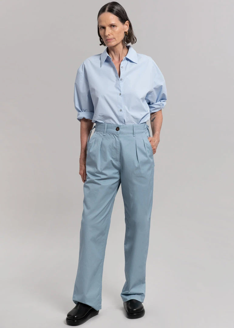 CLOTHING Saks Potts Johan Pants - Dusty Blue