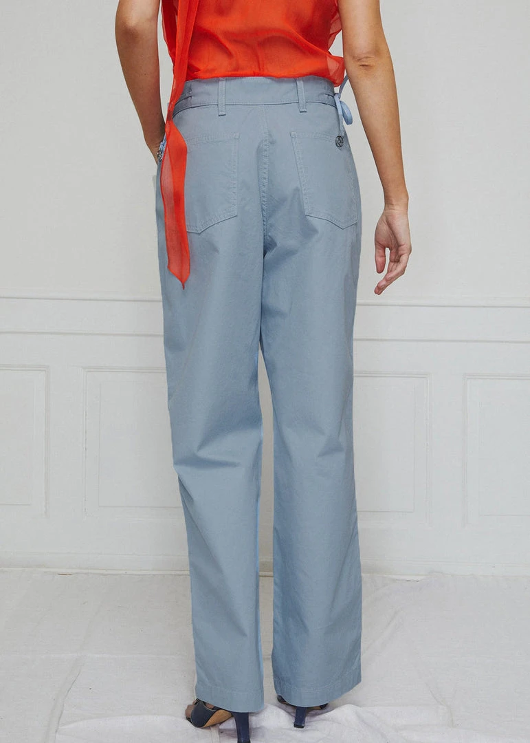 CLOTHING Saks Potts Johan Pants - Dusty Blue