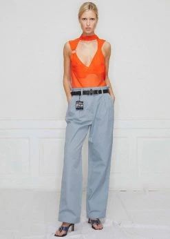 CLOTHING Saks Potts Johan Pants - Dusty Blue