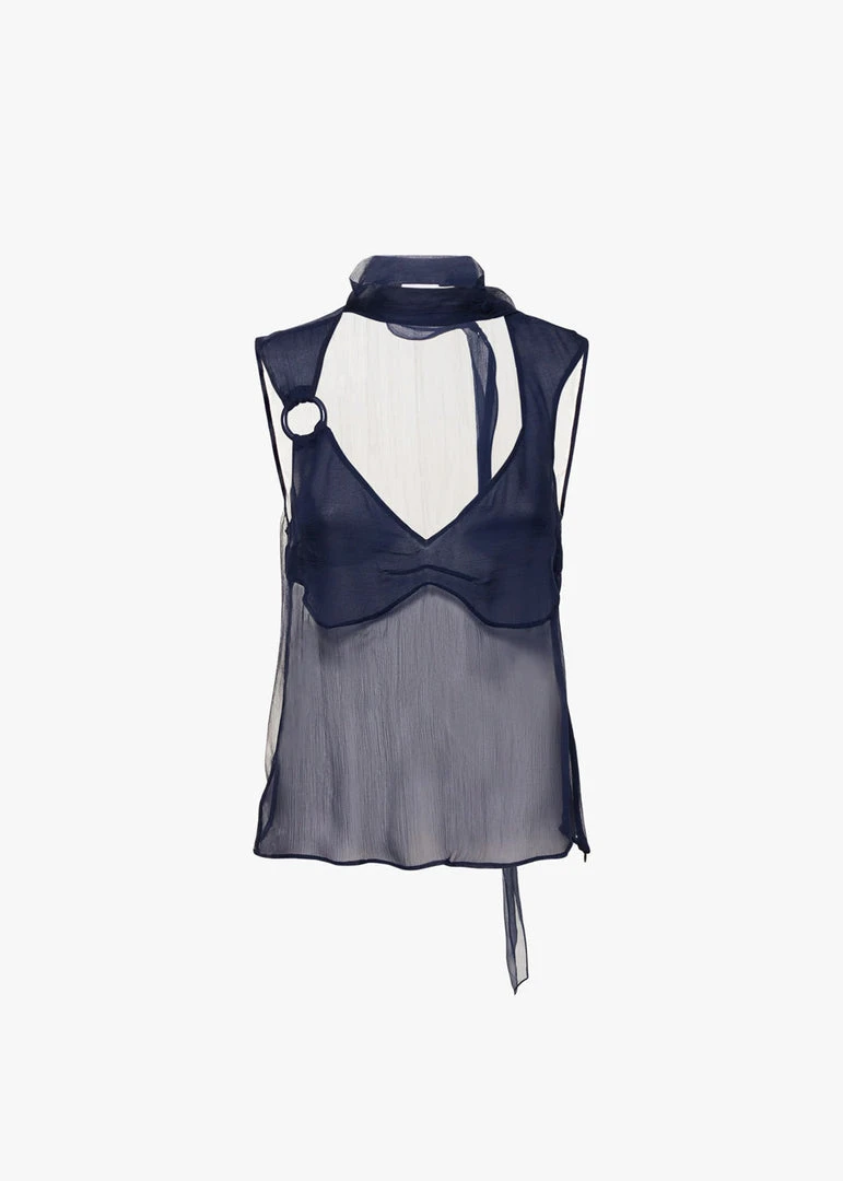 Saks Potts Tanja Top - Navy