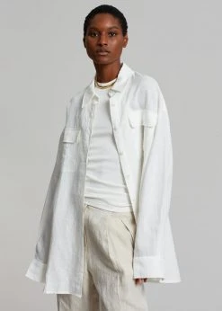 The Frankie Shop Sam Shirt - White