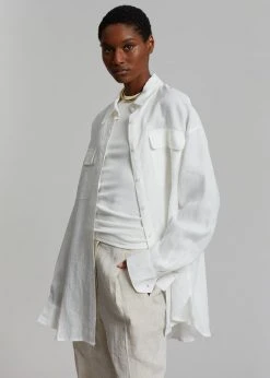 The Frankie Shop Sam Shirt - White