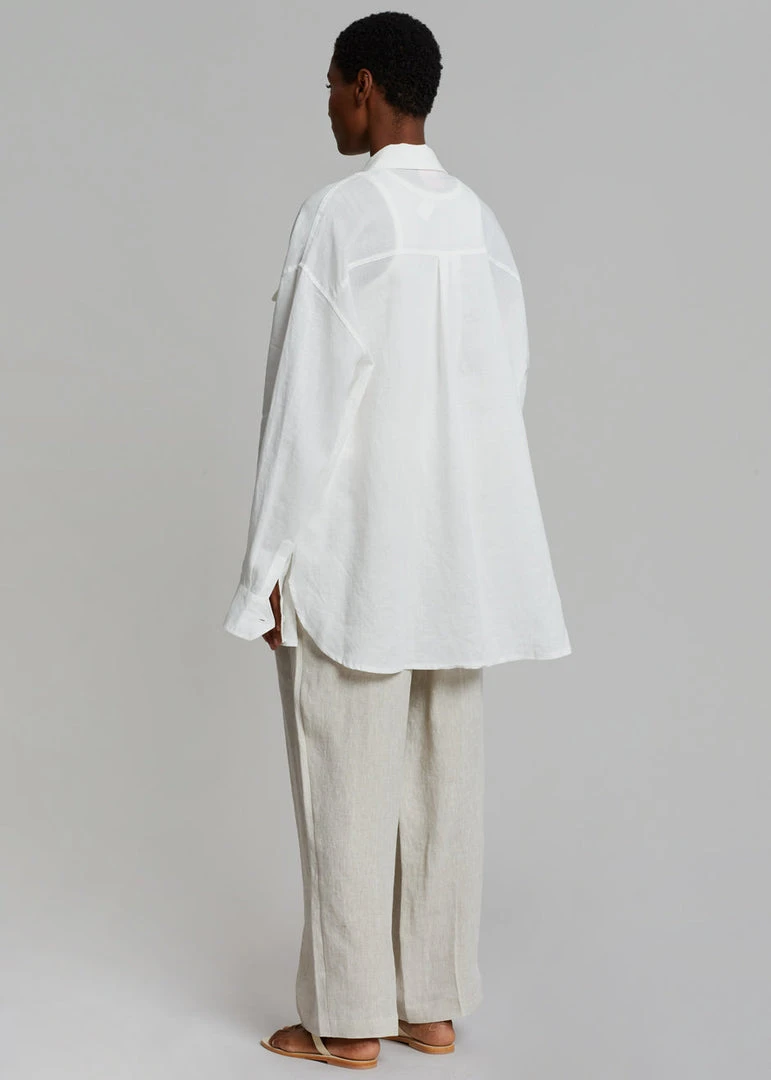 The Frankie Shop Sam Shirt - White