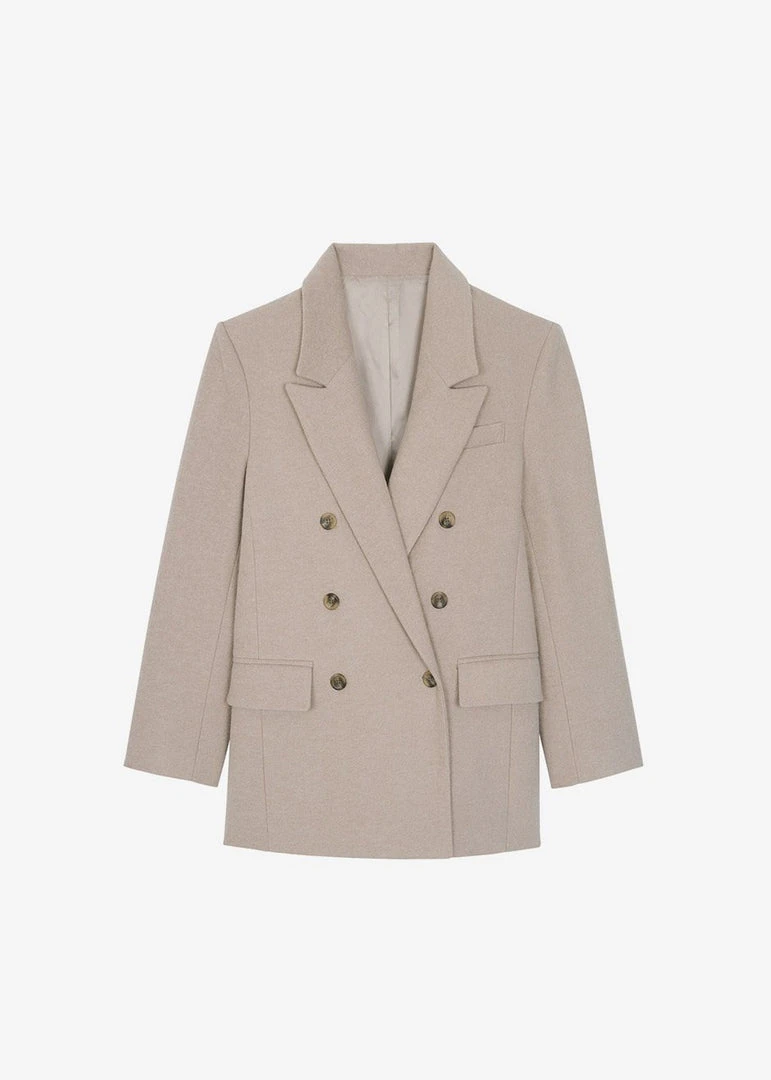 The Frankie Shop Samara Suit Blazer - Mocha