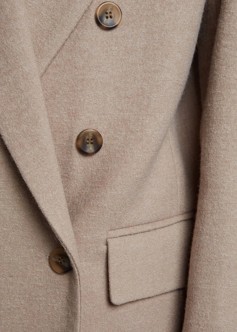 The Frankie Shop Samara Suit Blazer - Mocha