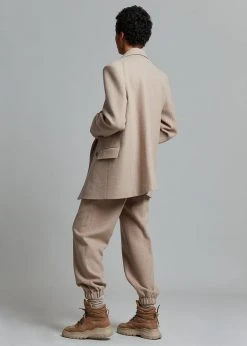 The Frankie Shop Samara Suit Blazer - Mocha