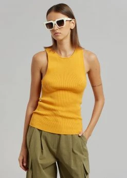 Samsoe Samsøe & Samsøe Everly Top- Radiant Yellow CLOTHING