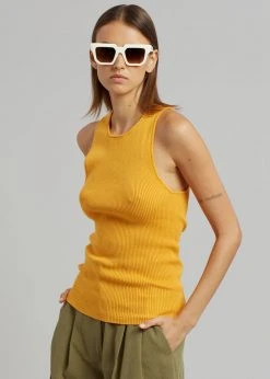 Samsoe Samsøe & Samsøe Everly Top- Radiant Yellow CLOTHING