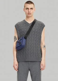 Samsoe Samsøe & Samsøe Kenly Knit Vest - Dark Grey Mel.