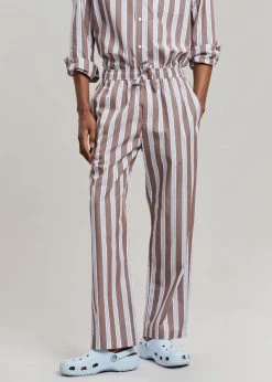 Samsoe Men Samsøe & Samsøe Marley Shirt - Brown Stripe