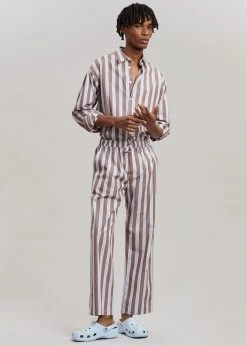 Samsoe Men Samsøe & Samsøe Marley Shirt - Brown Stripe