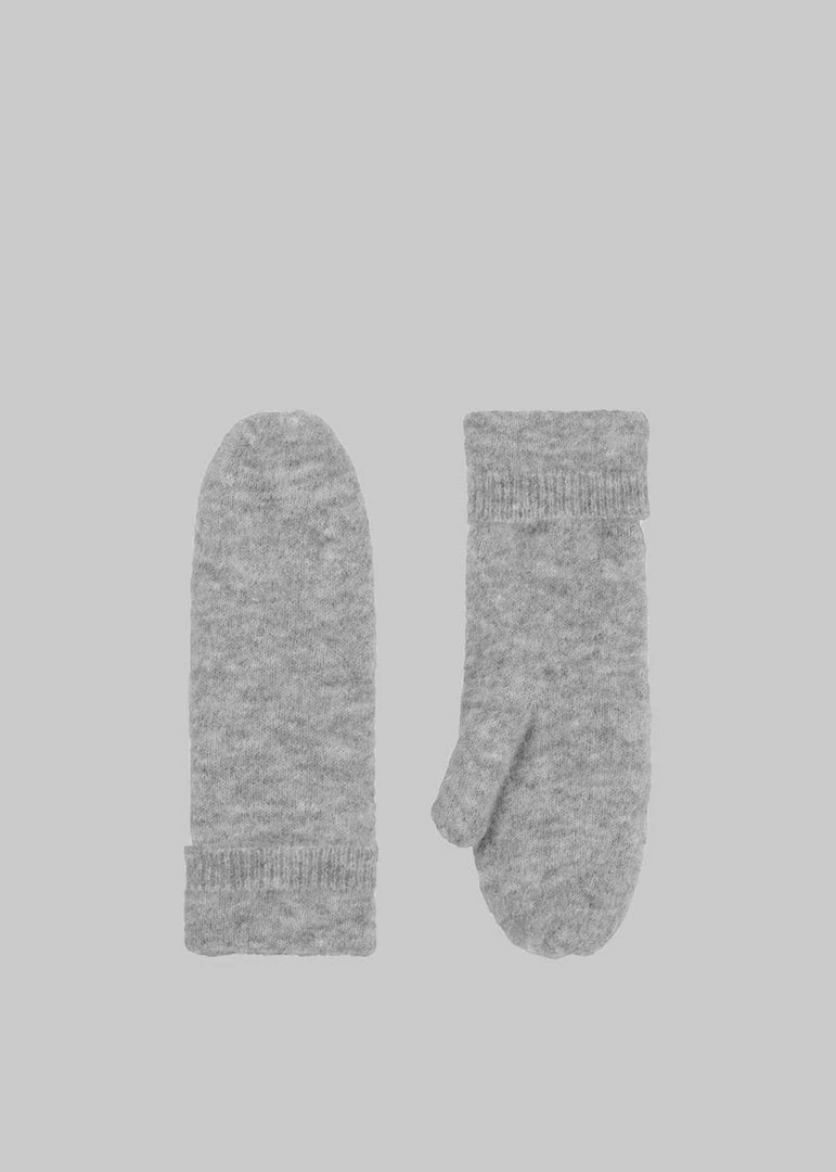 Samsoe Samsøe & Samsøe Nor Mittens - Grey Melange ACCESSORIES