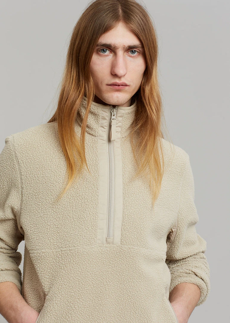 Samsoe Samsøe & Samsøe Rune Half Zip Pullover - Pure Cashmere