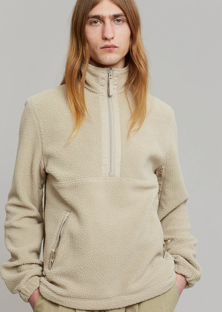 Samsoe Samsøe & Samsøe Rune Half Zip Pullover - Pure Cashmere