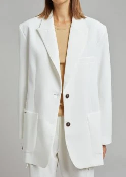 The Frankie Shop Samson Blazer - Birch CLOTHING