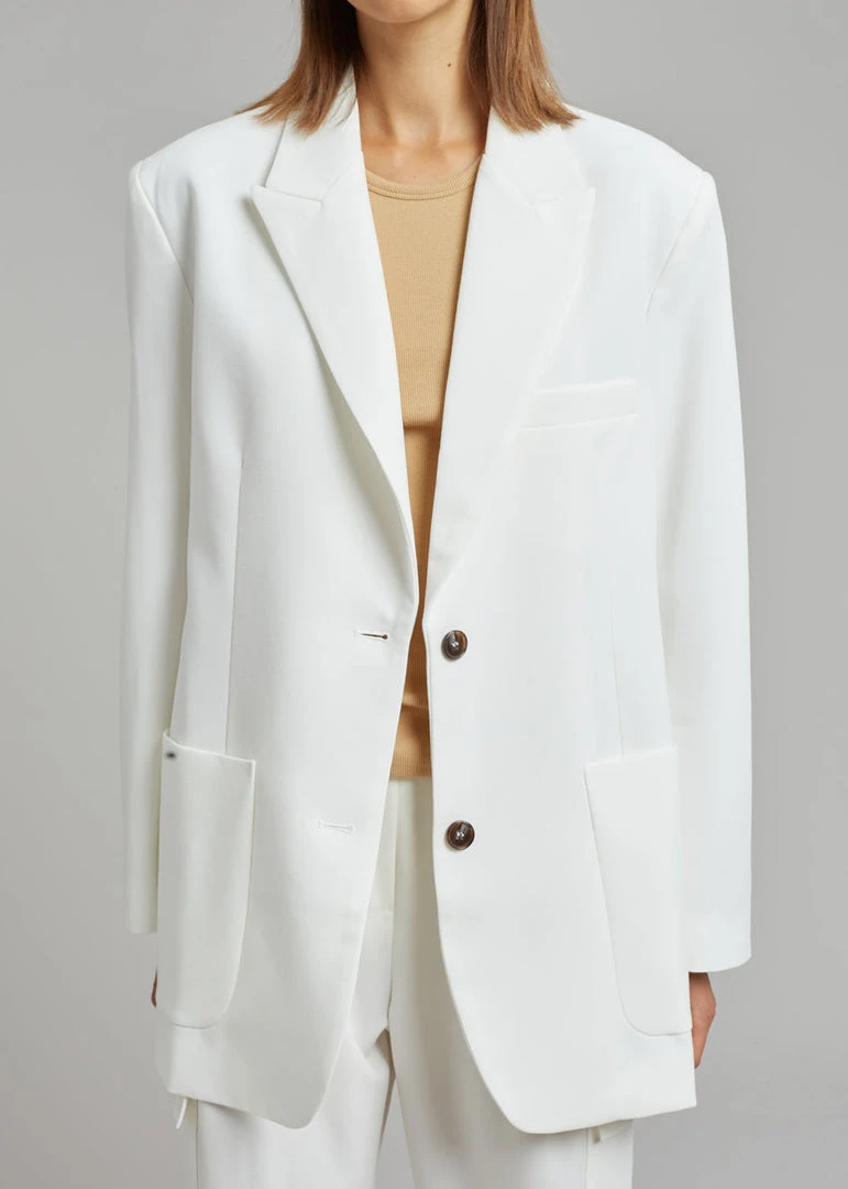 The Frankie Shop Samson Blazer - Birch CLOTHING