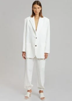 The Frankie Shop Samson Blazer - Birch CLOTHING