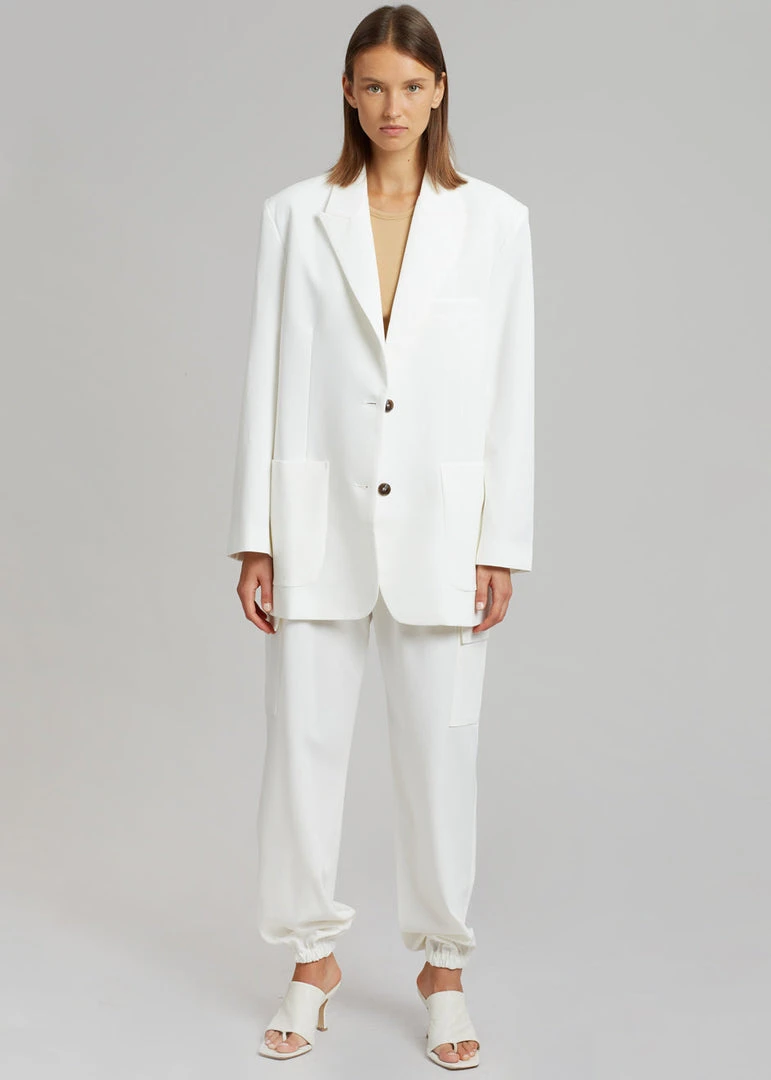 The Frankie Shop Samson Blazer - Birch CLOTHING