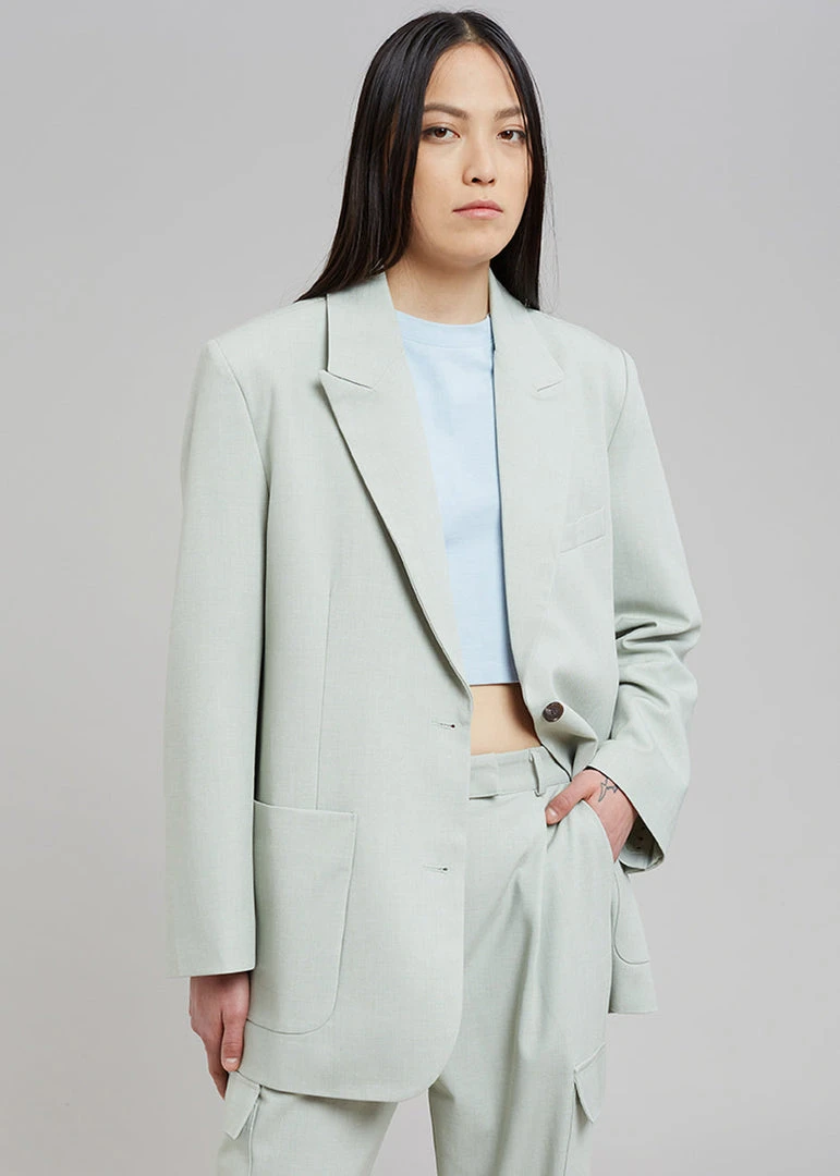 The Frankie Shop Samson Blazer - Mint CLOTHING